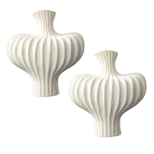 2x 28X30cm Large Ornament Vases Countertop Porch Crafts Decor