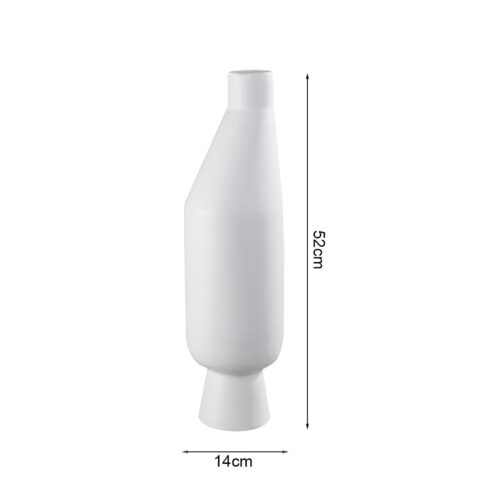2x 14x52cm Ornament Modern Minimalist Vase Decorative with Narrow tops Wider rounded Body - Image 5