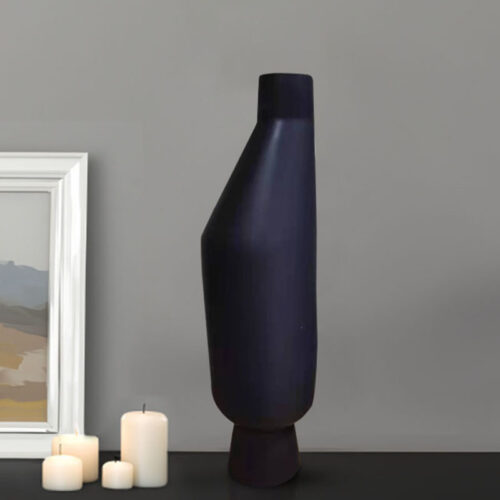 2x 14x52cm Ornament Modern Minimalist Vase Decorative with Narrow tops Wider rounded Body - Image 6