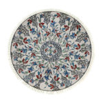 120cm Mandala Round Area Thick Anti-slip Doormat Decor