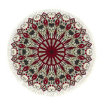 120cm Mandala Modern Ethnic Tassel Print Anti-slip Doormat Decor