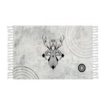 90cm Woven Minimalist Bedroom Area Rug Carpet Decor