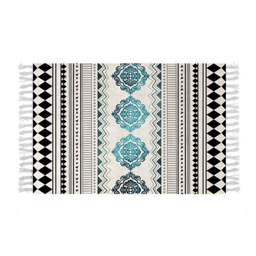 90cm Boho Bathroom Rug Vintage Kitchen Area Runner Rugs Decor