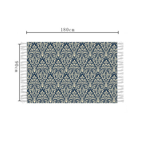 90cm Cotton Polyester Vintage Area Rugs Living Room Hallway Floor Kitchen Decor