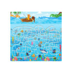2x 120cm Kids Rug Street Map Play Mat Educational Baby Theme Park Area Rugs