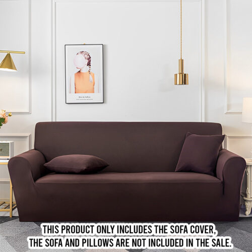 1-Seater Coffee Sofa Cover Couch Protector High Stretch Lounge Slipcover Decor - Image 2