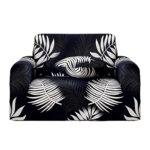 1-Seater Leaf Sofa Cover Couch Protector High Stretch Lounge Slipcover Decor