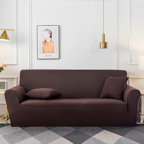 3-Seater Coffee Sofa Cover Couch Protector High Stretch Lounge Slipcover Decor - Image 4
