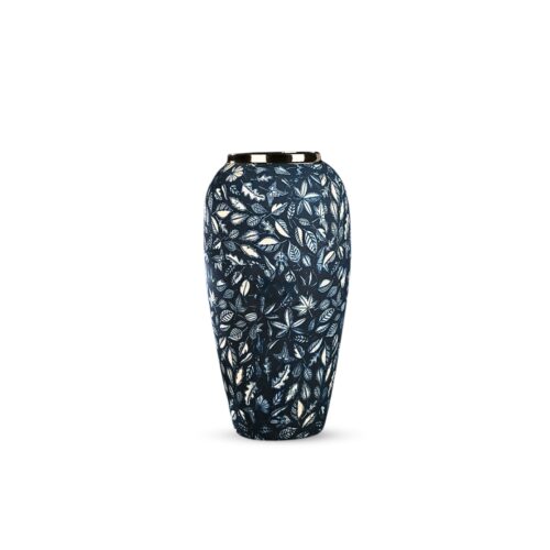 35x17cm Blue Large Ceramic Flower Vase Elegant Living Room Decor