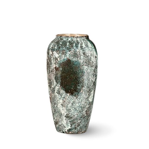 35x17cm Green Large Ceramic Flower Vase Elegant Living Room Decor