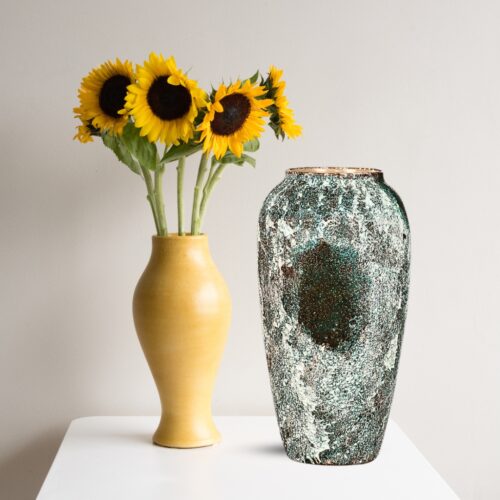 35x17cm Green Large Ceramic Flower Vase Elegant Living Room Decor - Image 4
