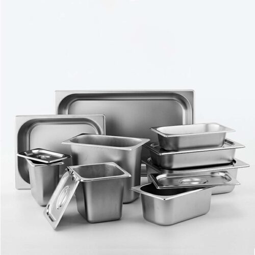 Gastronorm GN Pan Full Size 1/2 GN Pan 6.5cm Deep Stainless Steel Tray - Image 8