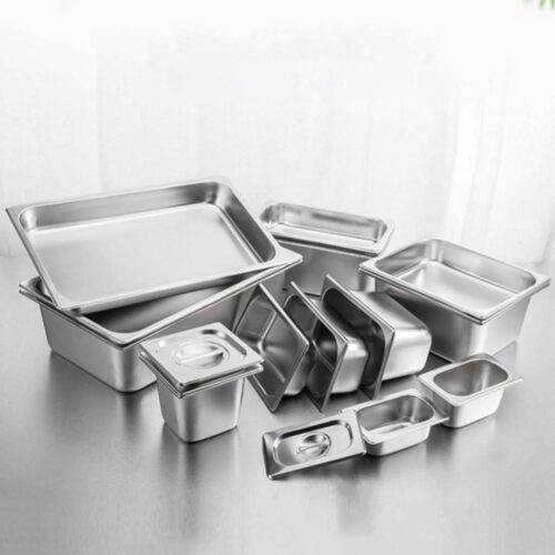Gastronorm GN Pan Full Size 1/2 GN Pan 15cm Deep Stainless Steel Tray - Image 9