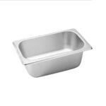Gastronorm GN Pan Full Size 1/3 GN Pan 10cm Deep Stainless Steel Tray