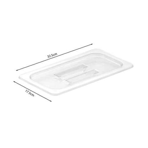 Clear Gastronorm 1/3 GN Lid Food Tray Top Cover - Image 6