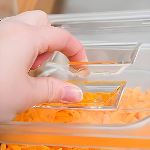Clear Gastronorm 1/6 GN Lid Food Tray Top Cover - Image 5
