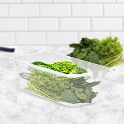 65mm Clear Gastronorm GN Pan 1/3 Food Tray Storage - Image 3