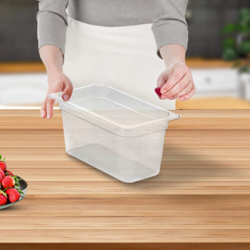 150mm Clear Gastronorm GN Pan 1/3 Food Tray Storage - Image 6