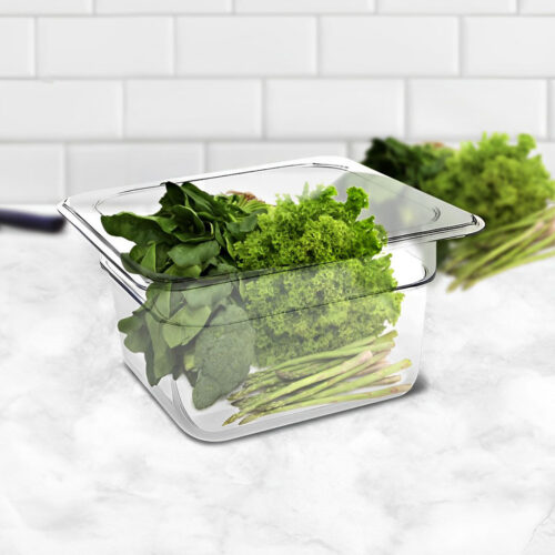 150mm Clear Gastronorm GN Pan 1/6 Food Tray Storage - Image 2