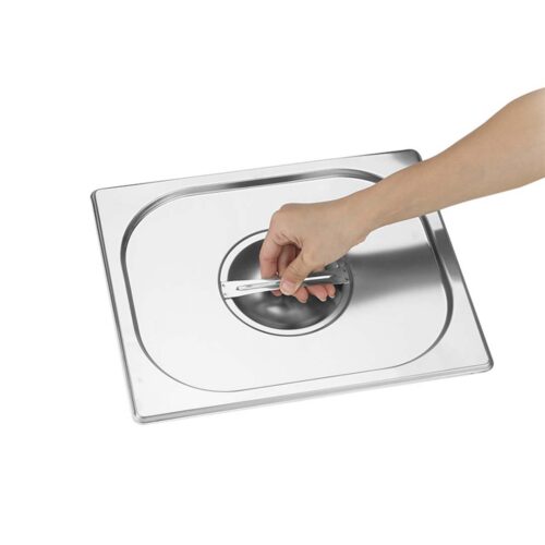 Gastronorm GN Pan Lid Full Size 1/2 Stainless Steel Tray Top Cover - Image 8