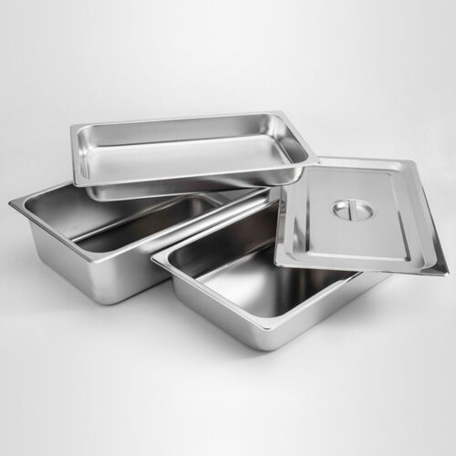 Gastronorm GN Pan Full Size 1/1 GN Pan 10cm Deep Stainless Steel Tray - Image 2