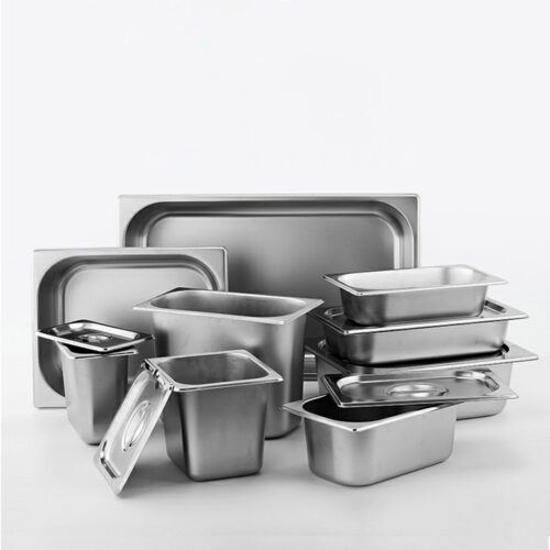 Gastronorm GN Pan Full Size 1/1 GN Pan 10cm Deep Stainless Steel Tray - Image 3