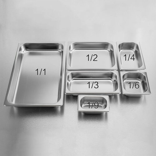 Gastronorm GN Pan Full Size 1/1 GN Pan 10cm Deep Stainless Steel Tray - Image 5