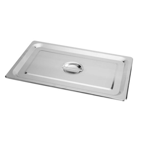 Gastronorm GN Pan Full Size 1/1 GN Pan 6.5cm Deep Stainless Steel Tray with Lid - Image 3