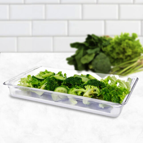 100mm Clear Gastronorm GN Pan 1/1 Food Tray Storage - Image 2