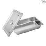 Gastronorm GN Pan Full Size 1/1 GN Pan 10cm Deep Stainless Steel Tray with Lid