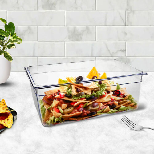 200mm Clear Gastronorm GN Pan 1/1 Food Tray Storage - Image 2