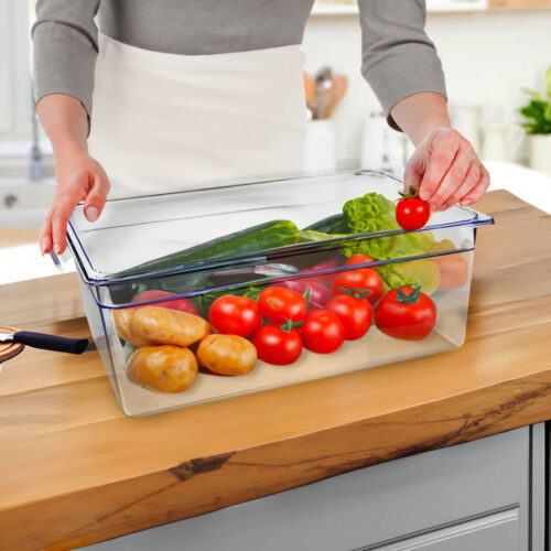 200mm Clear Gastronorm GN Pan 1/1 Food Tray Storage - Image 3