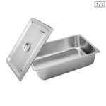 Gastronorm GN Pan Full Size 1/1 GN Pan 15cm Deep Stainless Steel Tray with Lid