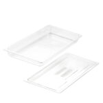 65mm Clear Gastronorm GN Pan 1/1 Food Tray Storage with Lid