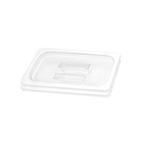 Clear Gastronorm 1/3 GN Lid Food Tray Top Cover Bundle of 2