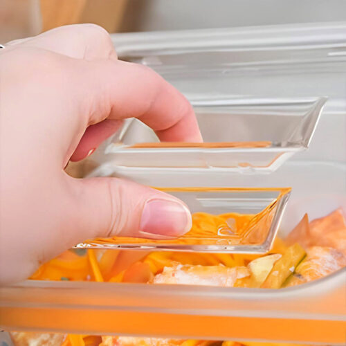 Clear Gastronorm 1/3 GN Lid Food Tray Top Cover Bundle of 2 - Image 5