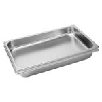 2x Gastronorm GN Pan Full Size 1/1 GN Pan 6.5cm Deep Stainless Steel Tray