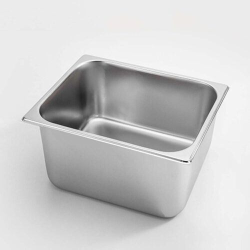 2x Gastronorm GN Pan Full Size 1/2 GN Pan 20cm Deep Stainless Steel Tray - Image 4
