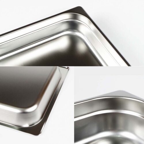 Gastronorm GN Pan Full Size 1/1 GN Pan 20cm Deep Stainless Steel Tray with Lid - Image 6