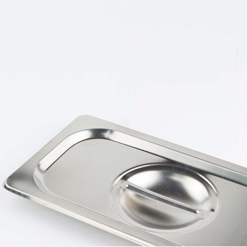 2x Gastronorm GN Pan Lid Full Size 1/1 Stainless Steel Tray Top Cover - Image 5