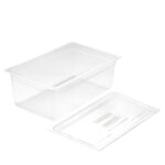 200mm Clear Gastronorm GN Pan 1/1 Food Tray Storage with Lid