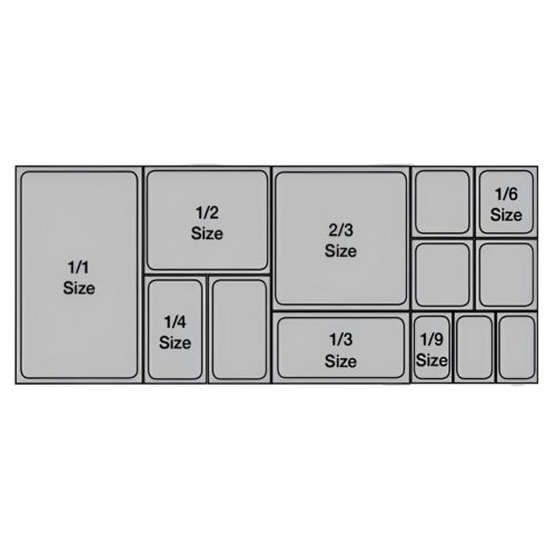 200mm Clear Gastronorm GN Pan 1/3 Food Tray Storage Bundle of 2 - Image 8