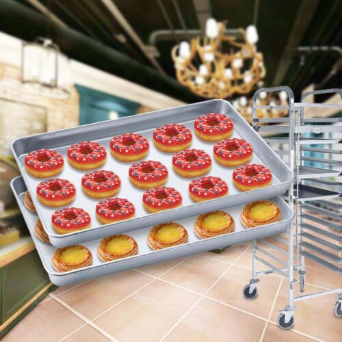 2x Aluminium Oven Baking Pan Cooking Tray for Baker Gastronorm 60*40*5cm - Image 6