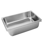 2x Gastronorm GN Pan Full Size 1/1 GN Pan 15cm Deep Stainless Steel Tray