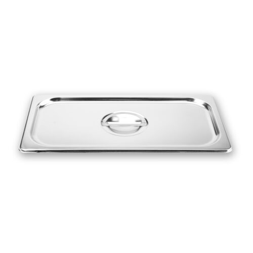 4x Gastronorm GN Pan Lid Full Size 1/3 Stainless Steel Tray Top Cover - Image 5