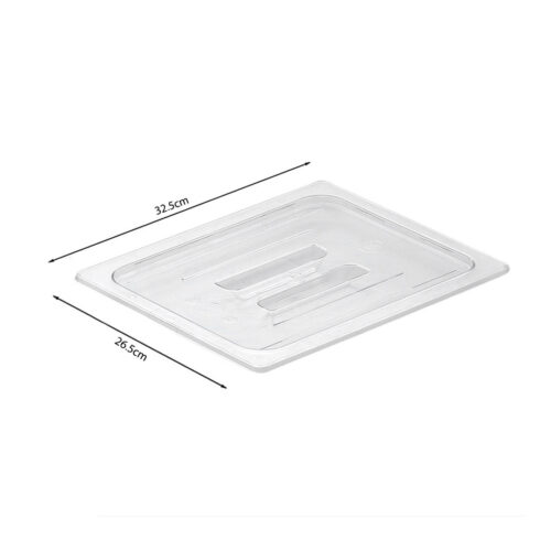 Clear Gastronorm 1/2 GN Lid Food Tray Top Cover Bundle of 4 - Image 6