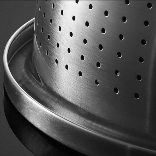 Stainless Steel Nesting Basin Colander Sink Washing Bowl Metal Basket Strainer Set of 5 - Image 6