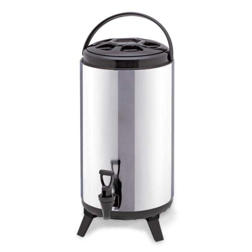 12L Portable Insulated Cold/Heat Coffee Tea Beer Barrel Brew Pot with Dispenser