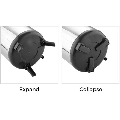 12L Portable Insulated Cold/Heat Coffee Tea Beer Barrel Brew Pot with Dispenser - Image 5