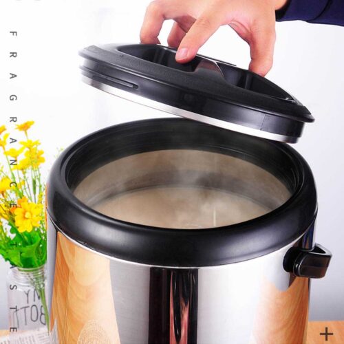 12L Portable Insulated Cold/Heat Coffee Tea Beer Barrel Brew Pot with Dispenser - Image 6